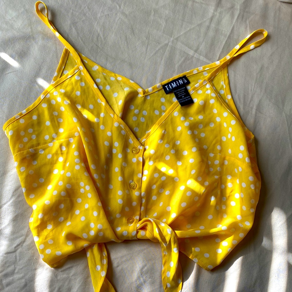 Yellow tank top